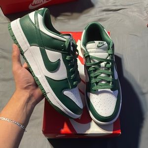 Nike Dunk Low “Michigan State” Size 9M